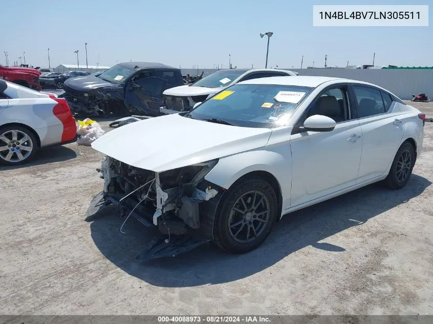 1N4BL4BV7LN305511 2020 Nissan Altima S