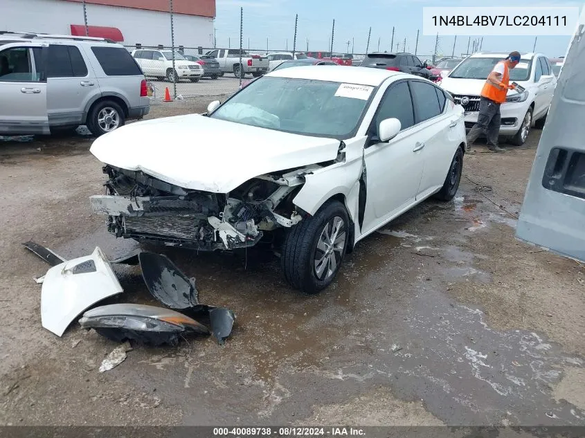 1N4BL4BV7LC204111 2020 Nissan Altima S Fwd