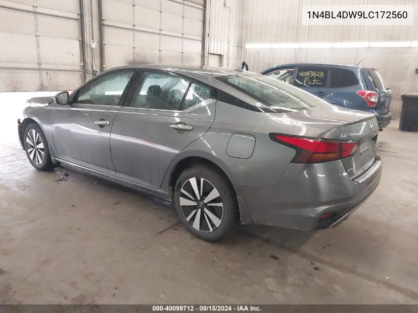 2020 Nissan Altima Sv Intelligent Awd VIN: 1N4BL4DW9LC172560 Lot: 40099712