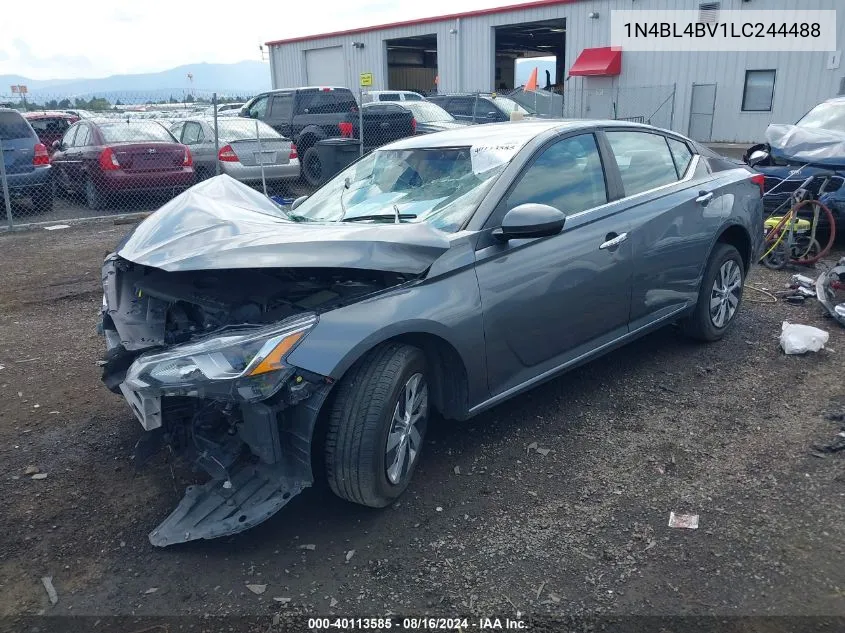 2020 Nissan Altima S VIN: 1N4BL4BV1LC244488 Lot: 40113585