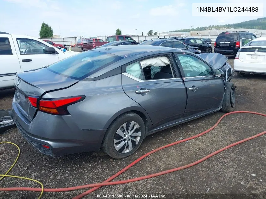 1N4BL4BV1LC244488 2020 Nissan Altima S