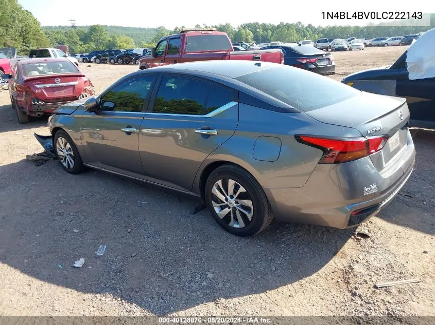 1N4BL4BV0LC222143 2020 Nissan Altima S