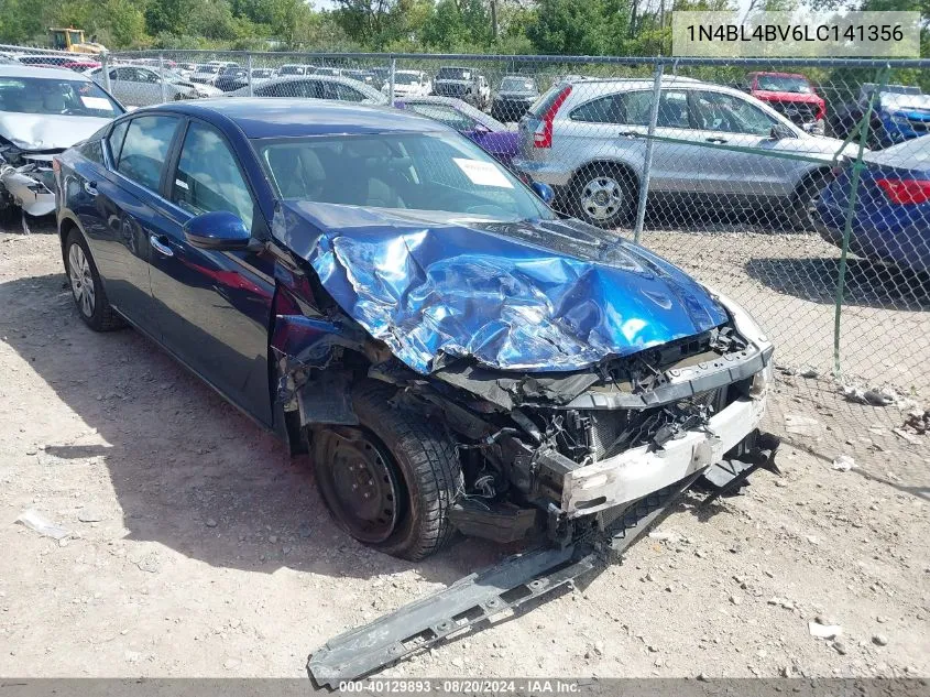 2020 Nissan Altima S Fwd VIN: 1N4BL4BV6LC141356 Lot: 40129893