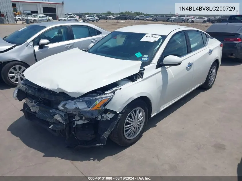 2020 Nissan Altima S Fwd VIN: 1N4BL4BV8LC200729 Lot: 40131088