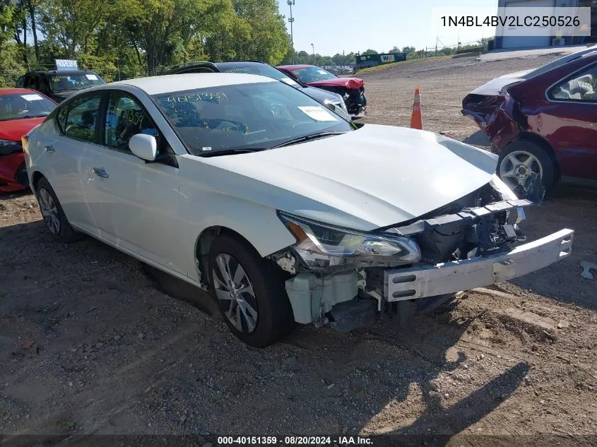 2020 Nissan Altima S VIN: 1N4BL4BV2LC250526 Lot: 40151359