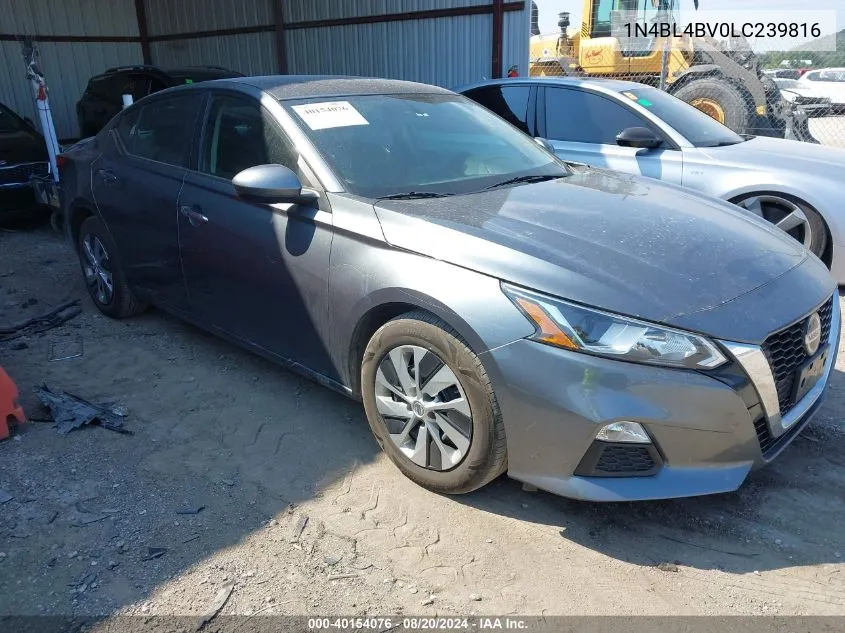 2020 Nissan Altima S Fwd VIN: 1N4BL4BV0LC239816 Lot: 40154076