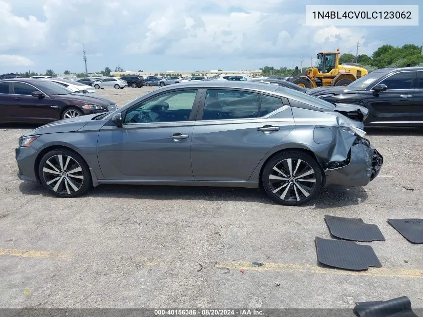 2020 Nissan Altima Sr VIN: 1N4BL4CV0LC123062 Lot: 40156386