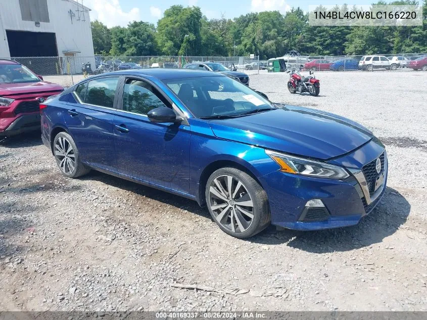 2020 Nissan Altima Sr Intelligent Awd VIN: 1N4BL4CW8LC166220 Lot: 40169337