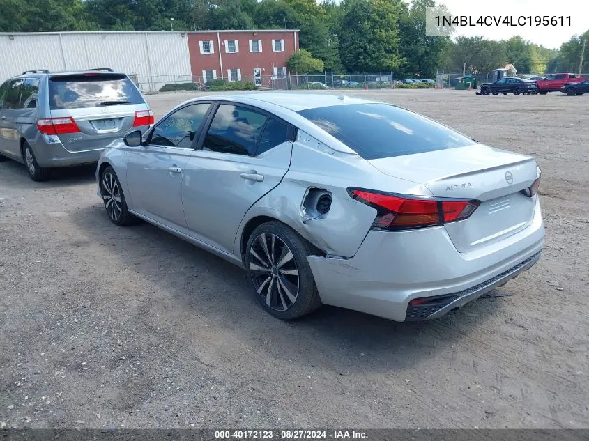 1N4BL4CV4LC195611 2020 Nissan Altima Sr Fwd