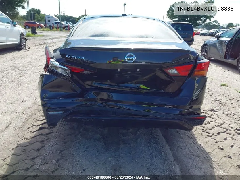 2020 Nissan Altima S Fwd VIN: 1N4BL4BVXLC198336 Lot: 40186606