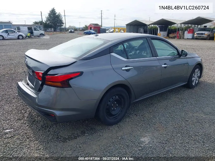 1N4BL4BV1LC260724 2020 Nissan Altima S Fwd