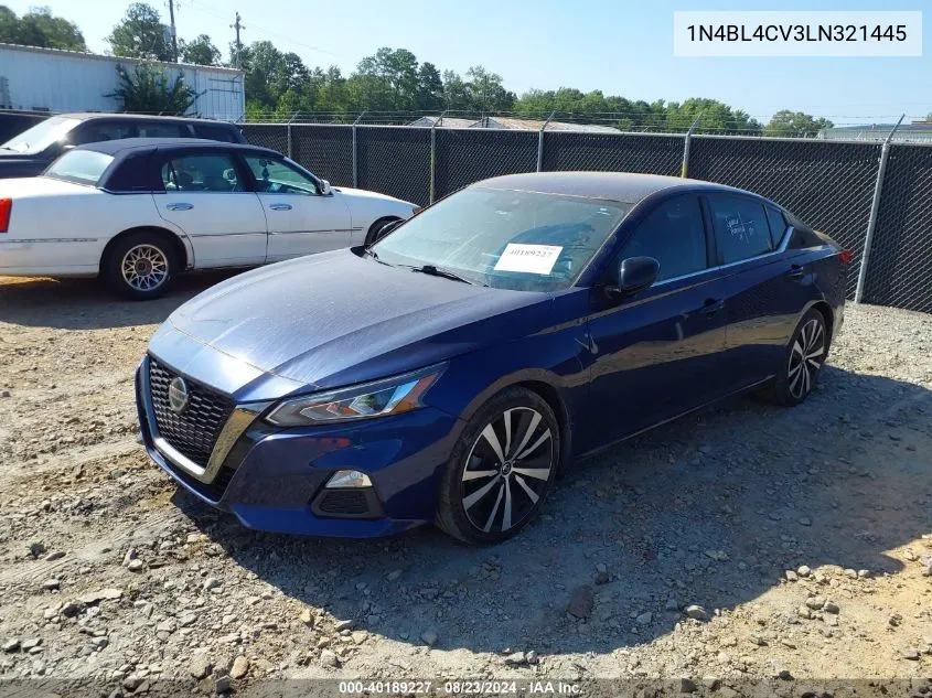 1N4BL4CV3LN321445 2020 Nissan Altima Sr Fwd