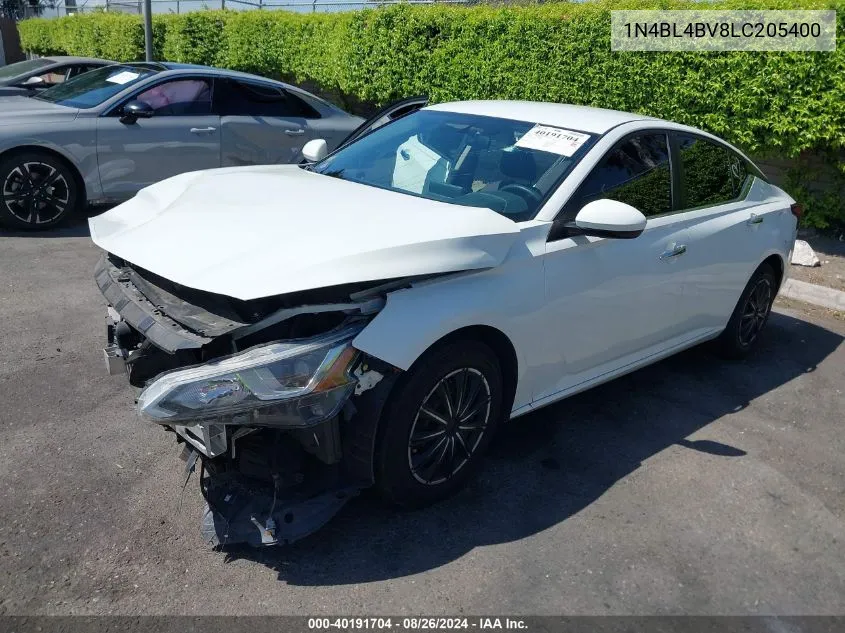 2020 Nissan Altima S Fwd VIN: 1N4BL4BV8LC205400 Lot: 40191704