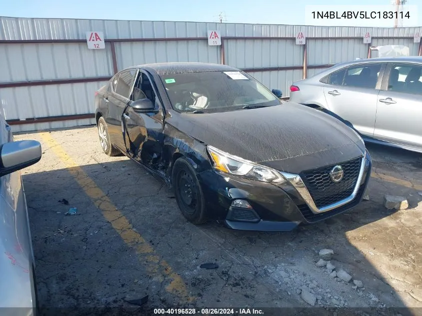 2020 Nissan Altima S Fwd VIN: 1N4BL4BV5LC183114 Lot: 40196528