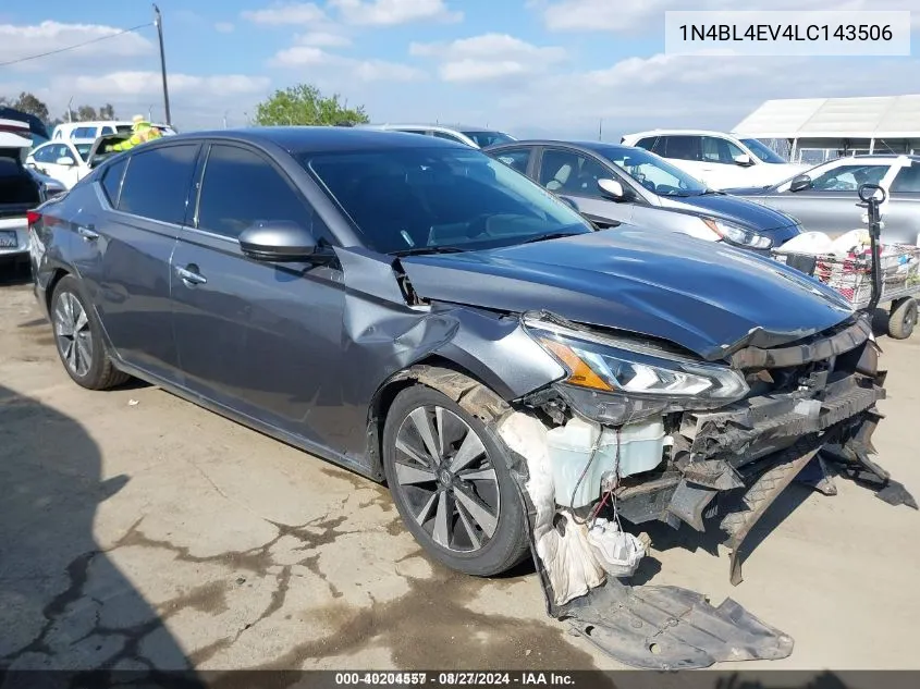 1N4BL4EV4LC143506 2020 Nissan Altima Sl Fwd