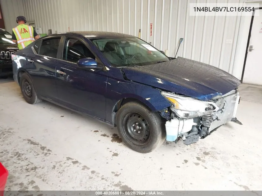 2020 Nissan Altima S Fwd VIN: 1N4BL4BV7LC169554 Lot: 40205881