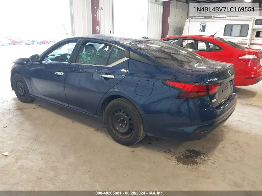 2020 Nissan Altima S Fwd VIN: 1N4BL4BV7LC169554 Lot: 40205881