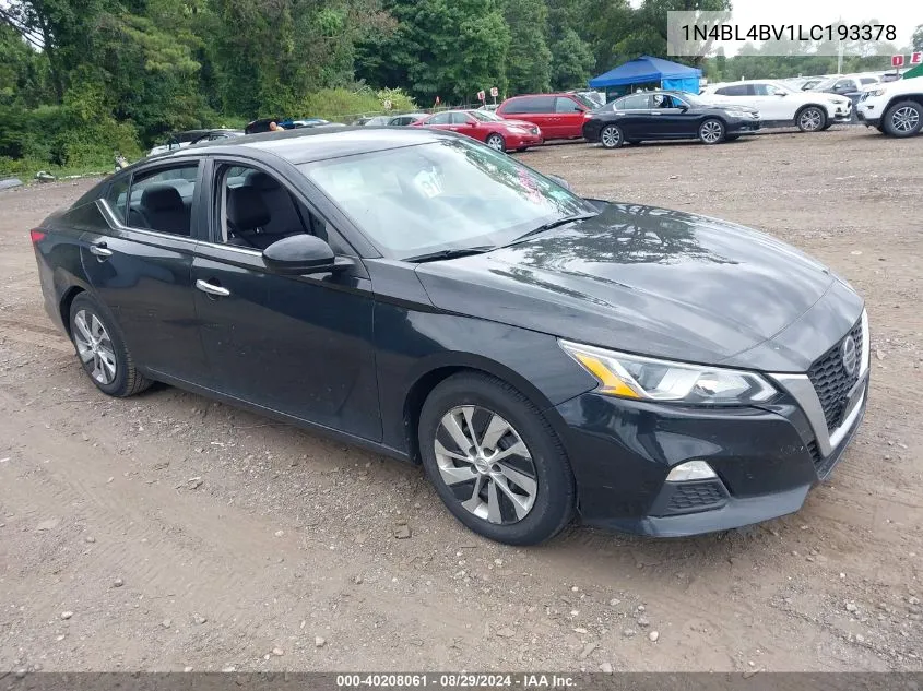 1N4BL4BV1LC193378 2020 Nissan Altima S Fwd