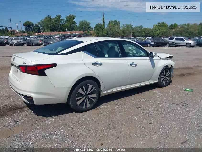 2020 Nissan Altima Sv Fwd VIN: 1N4BL4DV9LC135225 Lot: 40211463