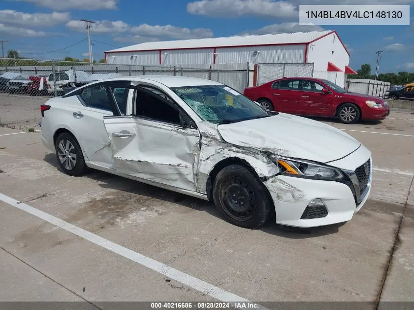 2020 Nissan Altima S Fwd VIN: 1N4BL4BV4LC148130 Lot: 40216686