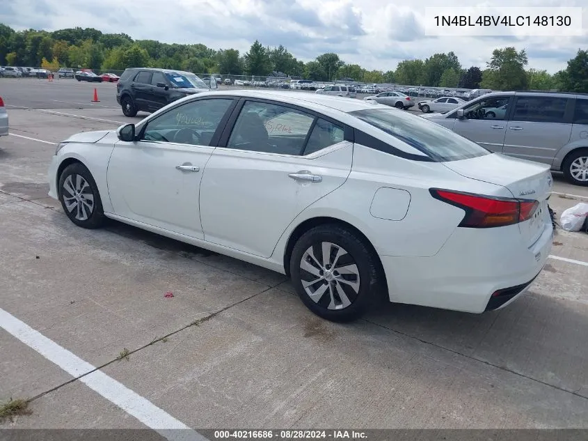 2020 Nissan Altima S Fwd VIN: 1N4BL4BV4LC148130 Lot: 40216686