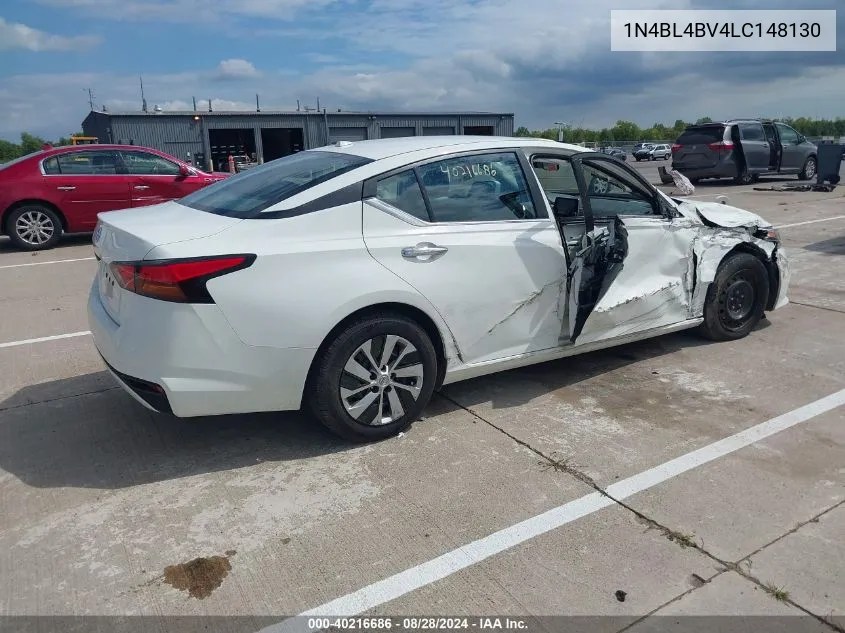 2020 Nissan Altima S Fwd VIN: 1N4BL4BV4LC148130 Lot: 40216686