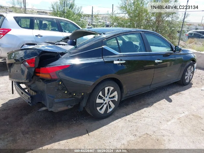 2020 Nissan Altima S Fwd VIN: 1N4BL4BV4LC223134 Lot: 40226467