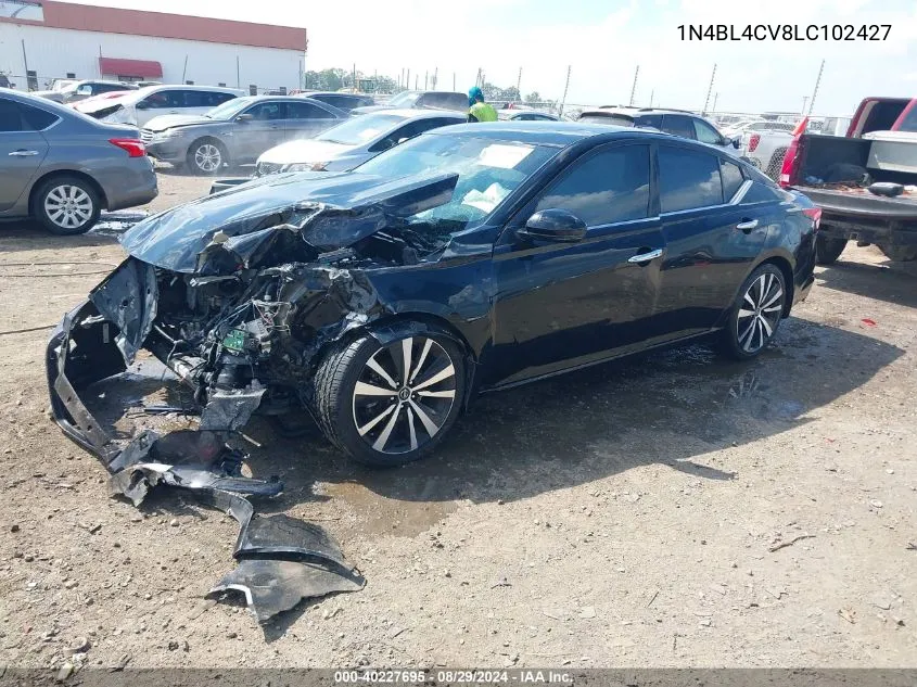 2020 Nissan Altima Sr Fwd VIN: 1N4BL4CV8LC102427 Lot: 40227695