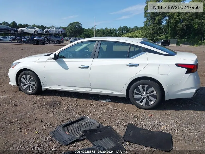 1N4BL4BW2LC247960 2020 Nissan Altima S Intelligent Awd