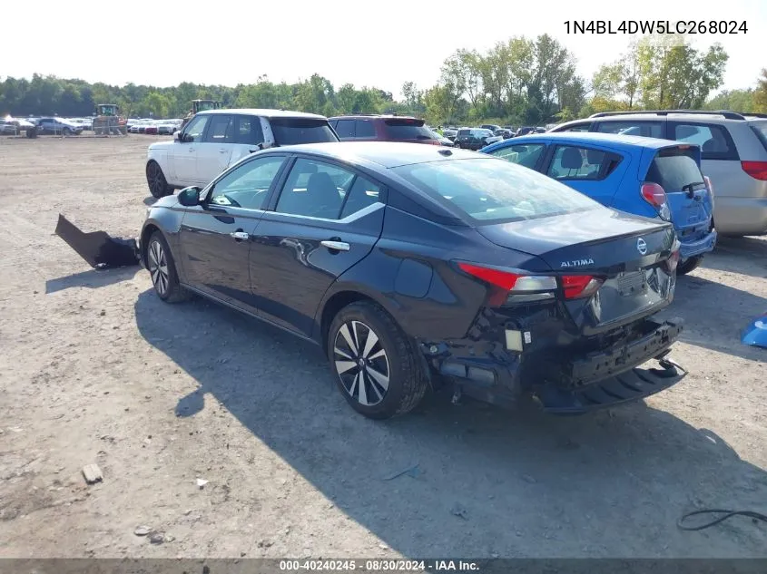 2020 Nissan Altima Sv Intelligent Awd VIN: 1N4BL4DW5LC268024 Lot: 40240245