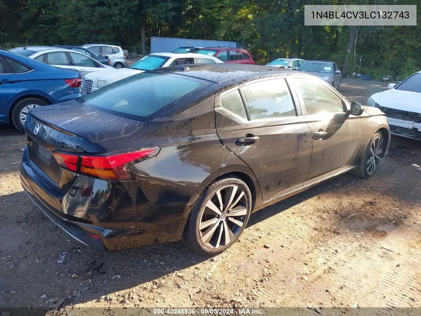 2020 Nissan Altima Sr VIN: 1N4BL4CV3LC132743 Lot: 40245936