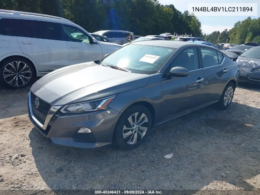 2020 Nissan Altima S Fwd VIN: 1N4BL4BV1LC211894 Lot: 40246431