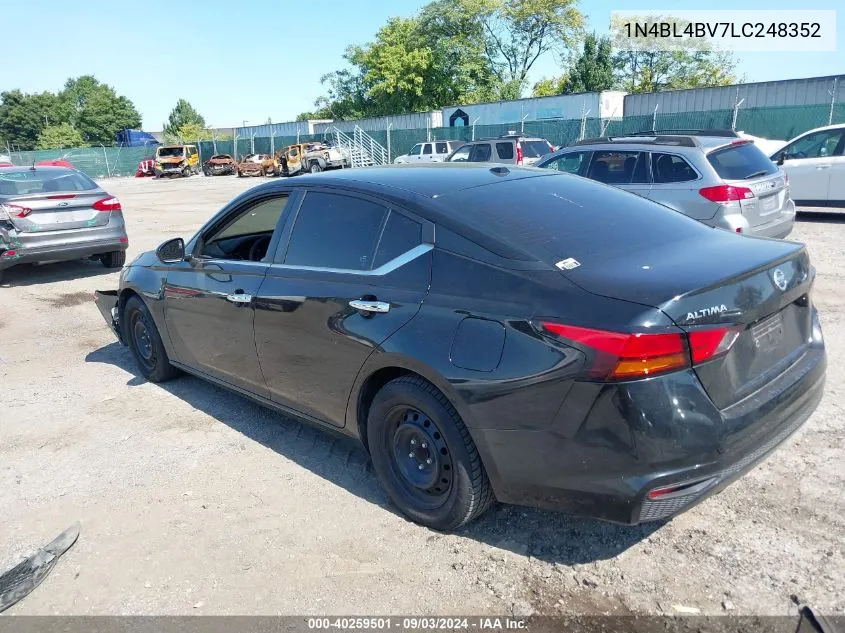 1N4BL4BV7LC248352 2020 Nissan Altima S Fwd