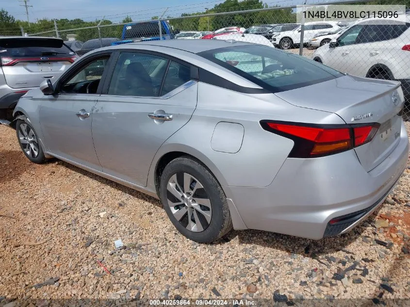 1N4BL4BV8LC115096 2020 Nissan Altima S