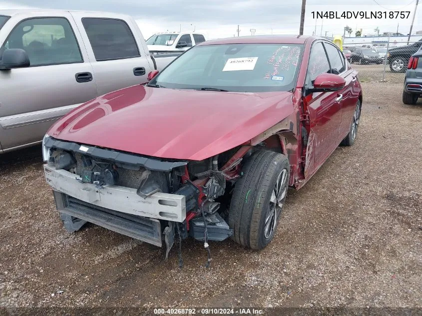 1N4BL4DV9LN318757 2020 Nissan Altima Sv