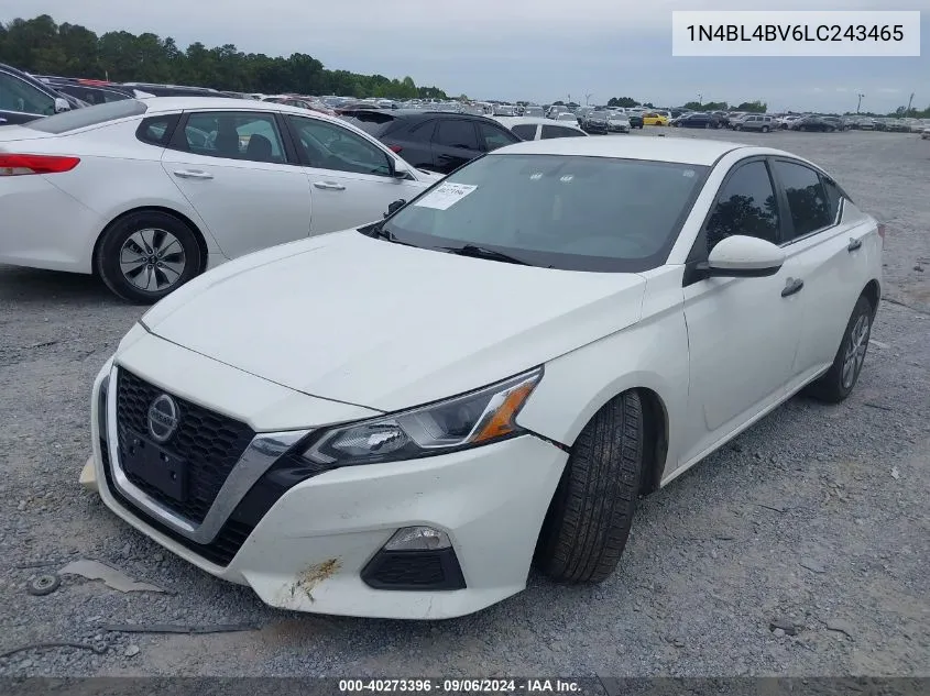 2020 Nissan Altima S Fwd VIN: 1N4BL4BV6LC243465 Lot: 40273396