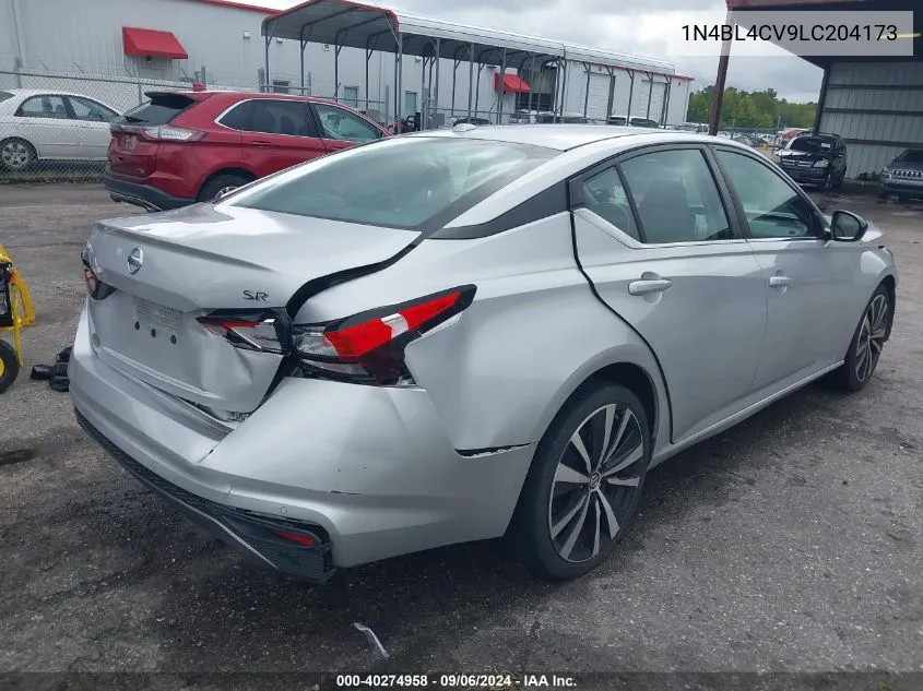 2020 Nissan Altima Sr Fwd VIN: 1N4BL4CV9LC204173 Lot: 40274958