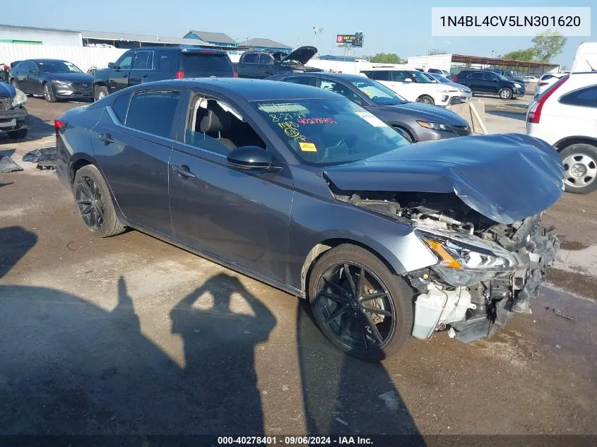 2020 Nissan Altima Sr Fwd VIN: 1N4BL4CV5LN301620 Lot: 40278401