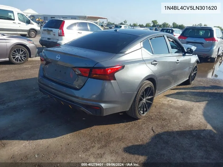 2020 Nissan Altima Sr Fwd VIN: 1N4BL4CV5LN301620 Lot: 40278401