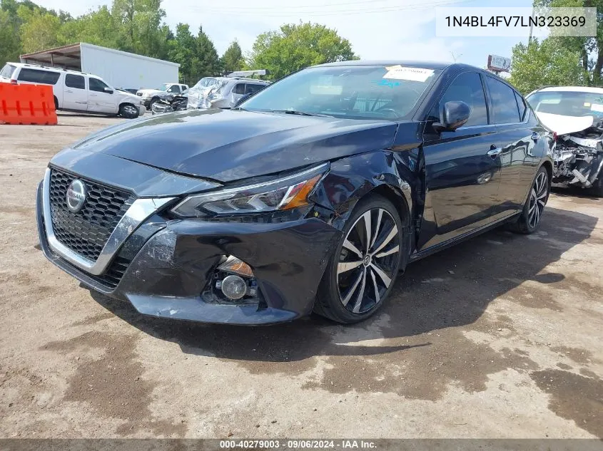 2020 Nissan Altima Platinum Fwd VIN: 1N4BL4FV7LN323369 Lot: 40279003