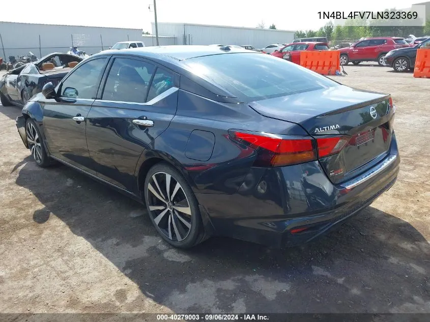 2020 Nissan Altima Platinum Fwd VIN: 1N4BL4FV7LN323369 Lot: 40279003