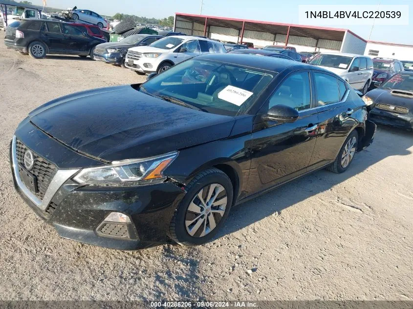 2020 Nissan Altima S Fwd VIN: 1N4BL4BV4LC220539 Lot: 40286206