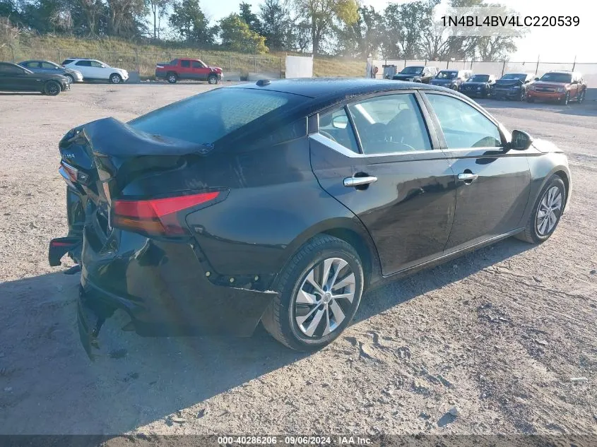 2020 Nissan Altima S Fwd VIN: 1N4BL4BV4LC220539 Lot: 40286206