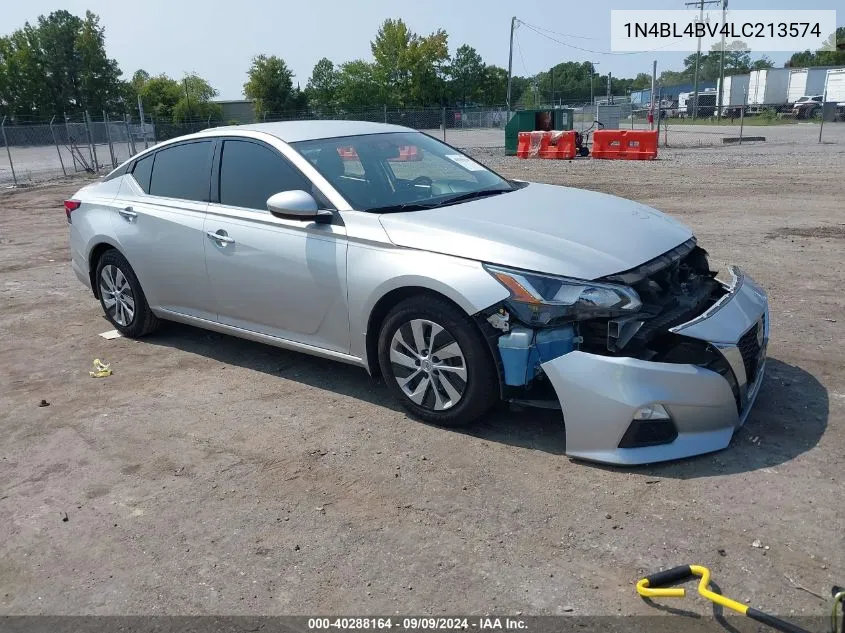 2020 Nissan Altima S Fwd VIN: 1N4BL4BV4LC213574 Lot: 40288164