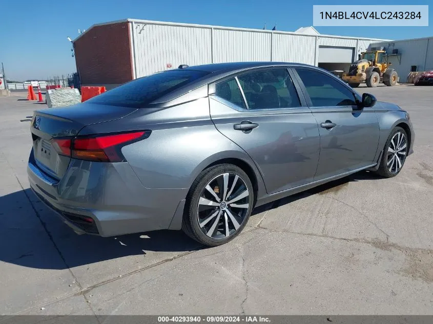 2020 Nissan Altima Sr Fwd VIN: 1N4BL4CV4LC243284 Lot: 40293940