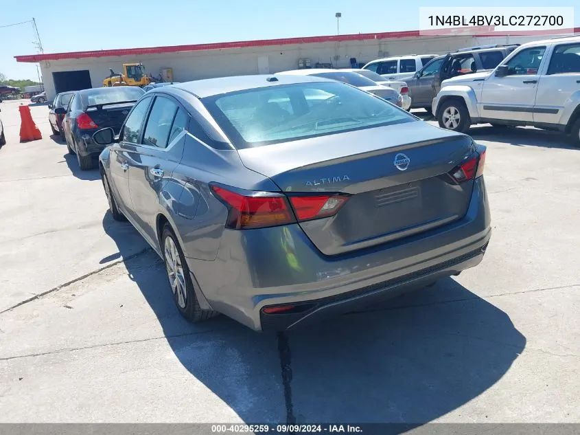 2020 Nissan Altima S Fwd VIN: 1N4BL4BV3LC272700 Lot: 40295259