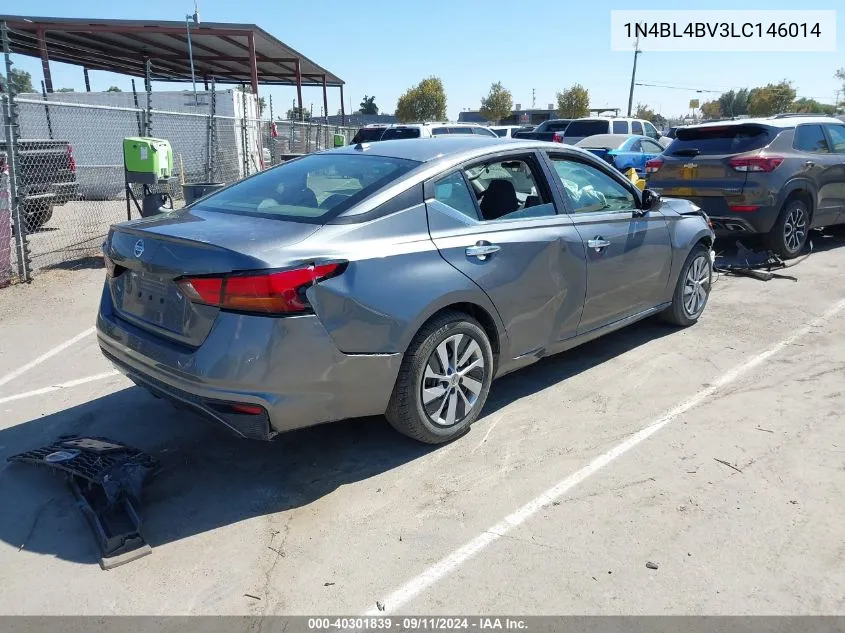 2020 Nissan Altima S VIN: 1N4BL4BV3LC146014 Lot: 40301839