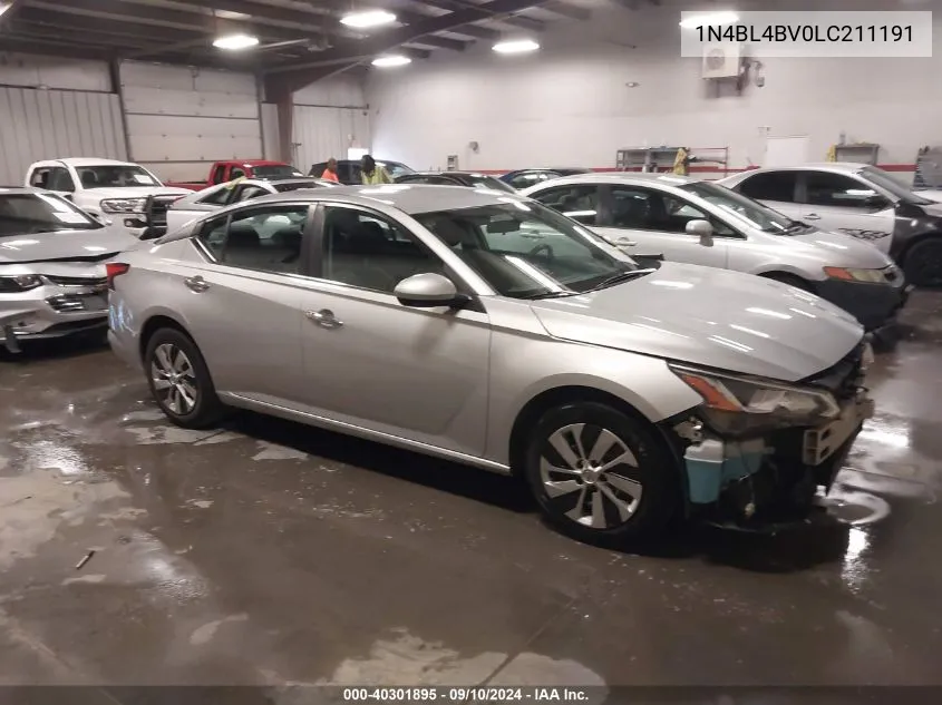 1N4BL4BV0LC211191 2020 Nissan Altima S Fwd