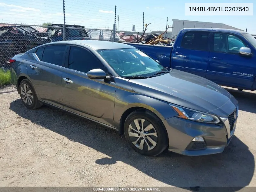 2020 Nissan Altima S Fwd VIN: 1N4BL4BV1LC207540 Lot: 40304839