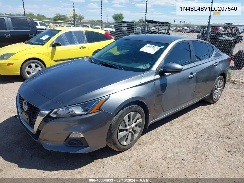 2020 Nissan Altima S Fwd VIN: 1N4BL4BV1LC207540 Lot: 40304839